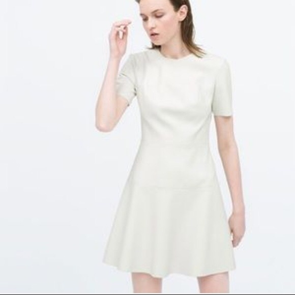 zara white dress sale